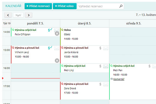 Pokud jste nenašli konkrétní zaměření, tak Obecné - 1 zákazník v libovolný čas umožní rezervace jednoho zákazníka v libovolný čas na vámi vypsané služby.