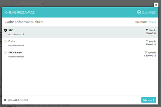 Lze nastavit více svých zaměstnanců.